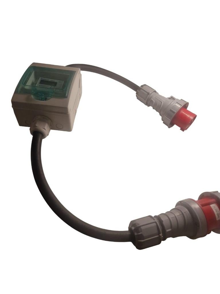 Mobiele 63A kWh meter, Doe-het-zelf en Verbouw, Elektra en Kabels, Nieuw, Overige typen, Ophalen of Verzenden