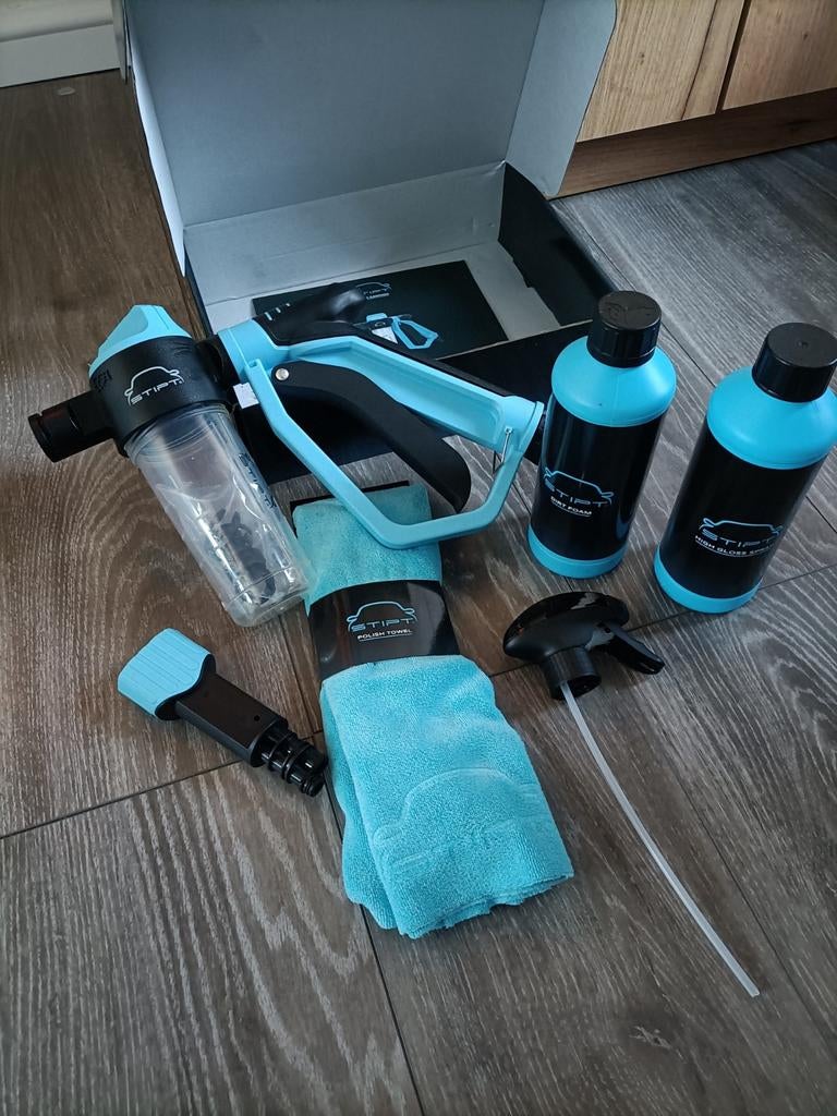 Schuim spray cannon en dirt foam en high gloss reinig setje, Ophalen of Verzenden