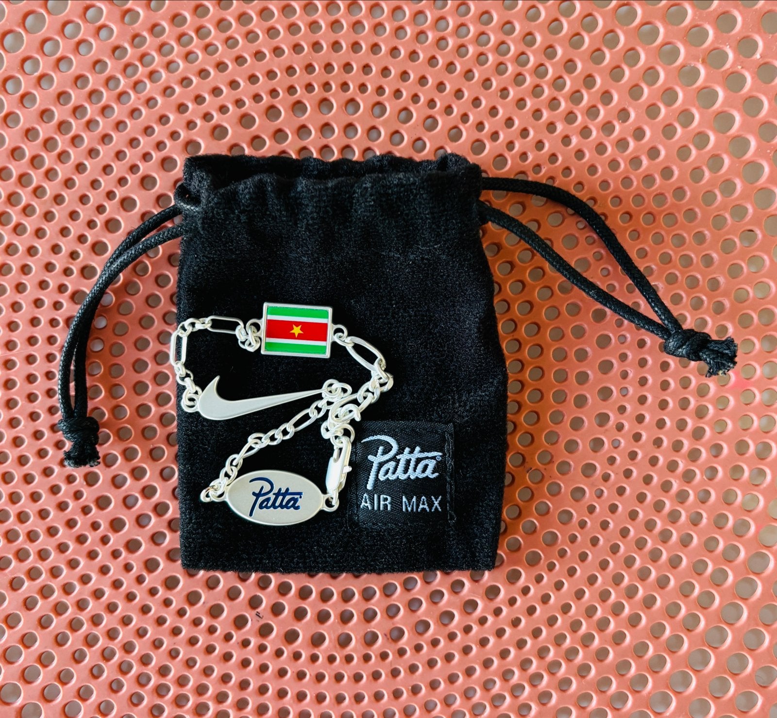 Patta x Nike Air Max 1 Armband, Ophalen, Nieuw, Zilver, Overige materialen