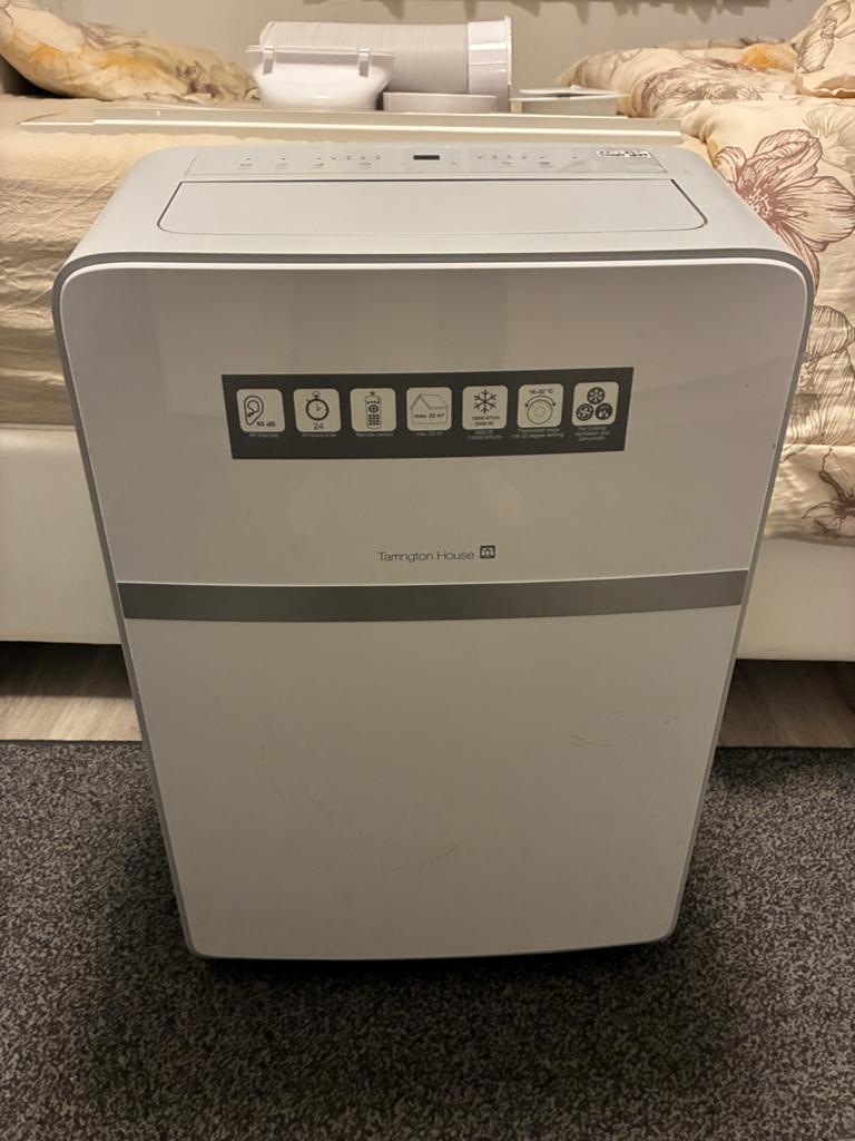 Tarrington House Mobiele Airco 12000 BTU - Koelen & Ontvocht, Witgoed en Apparatuur, Ophalen, Gebruikt, Minder dan 60 m³, Timer