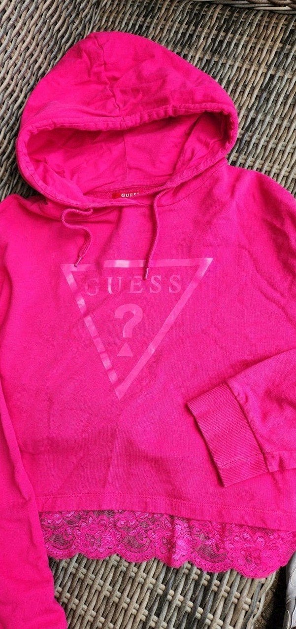 guess shirt hoodie, Kleding | Dames, Guess, Maat 42/44 (L), Ophalen of Verzenden, Zo goed als nieuw