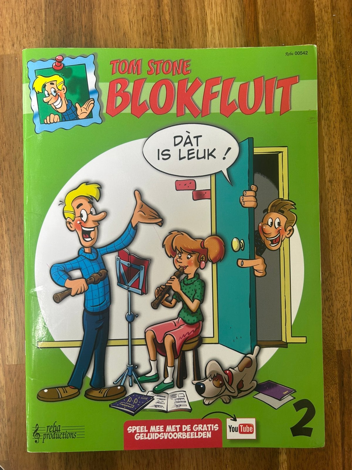 Tom Stone blokfluitboek (deel 2), Klassiek, Les of Cursus, Ophalen of Verzenden, Zo goed als nieuw