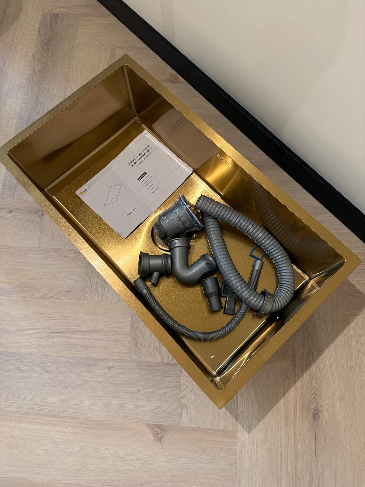 Homary Gouden Spoelbak, Ophalen, Overige typen, Goud, Nieuw
