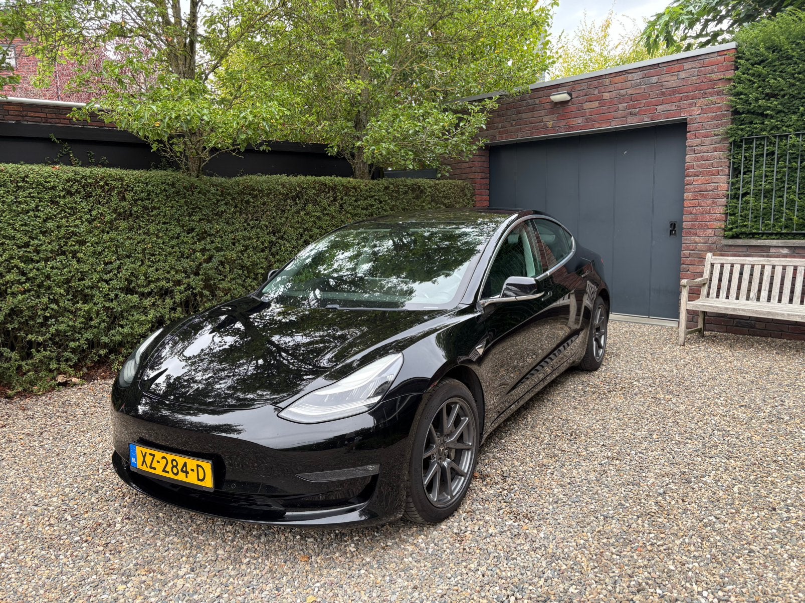 Tesla Model 3 AWD Long Range 2019 zeer goede staat, Automaat, 1831 kg, Zwart, Zwart