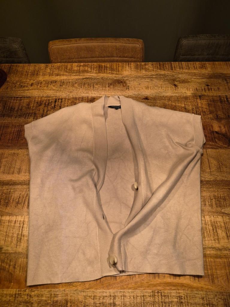 Mouwloze vest van Bloomings Amsterdam - Maat L - Beige, Bloomings Amsterdam, Beige, Maat 42/44 (L), Ophalen of Verzenden