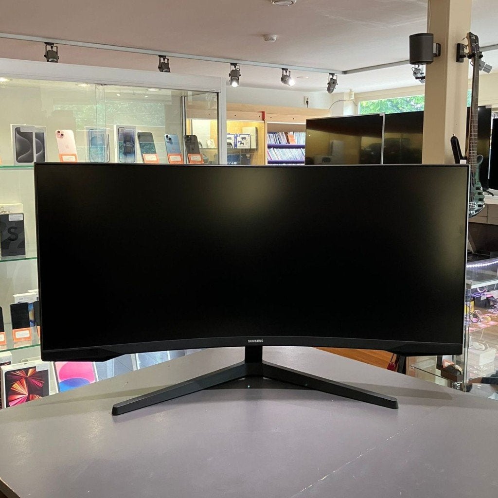 Samsung Odyssey Gaming Monitor G5 34" Curved (C34G55TWWP), 101 t/m 150 Hz, Curved, VA, Zo goed als nieuw