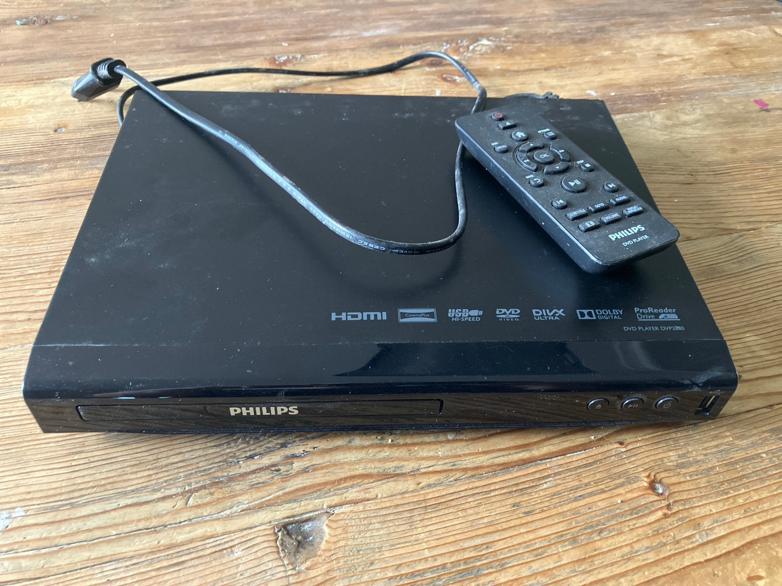 Philips DVP2880 DVD-speler met afstandsbediening, Audio, Tv en Foto, Dvd-spelers, Ophalen of Verzenden, Gebruikt, Dvd-speler, Philips
