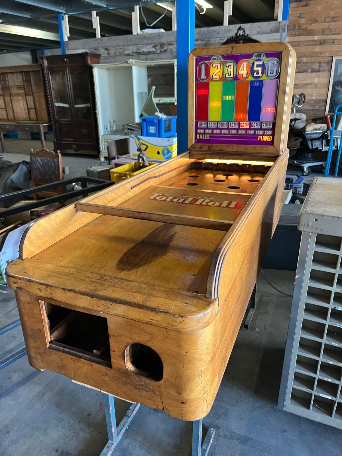 Genco's Total Roll - Jaren '50 USA arcade game, Ophalen, Gebruikt, X, X