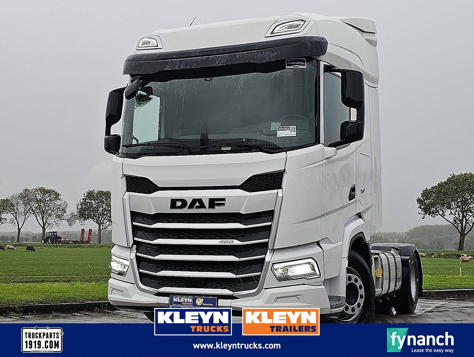 DAF XFN 480, Automaat, Euro 6, Wit, Bedrijf