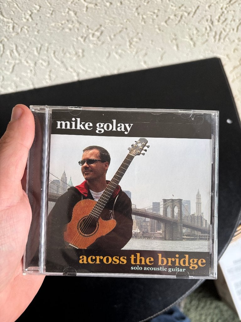 Mike Golay - Across the Bridge - 2005 - Gesigneerd, Cd's en Dvd's, Cd's | Rock, Ophalen of Verzenden, Gebruikt, Overige genres