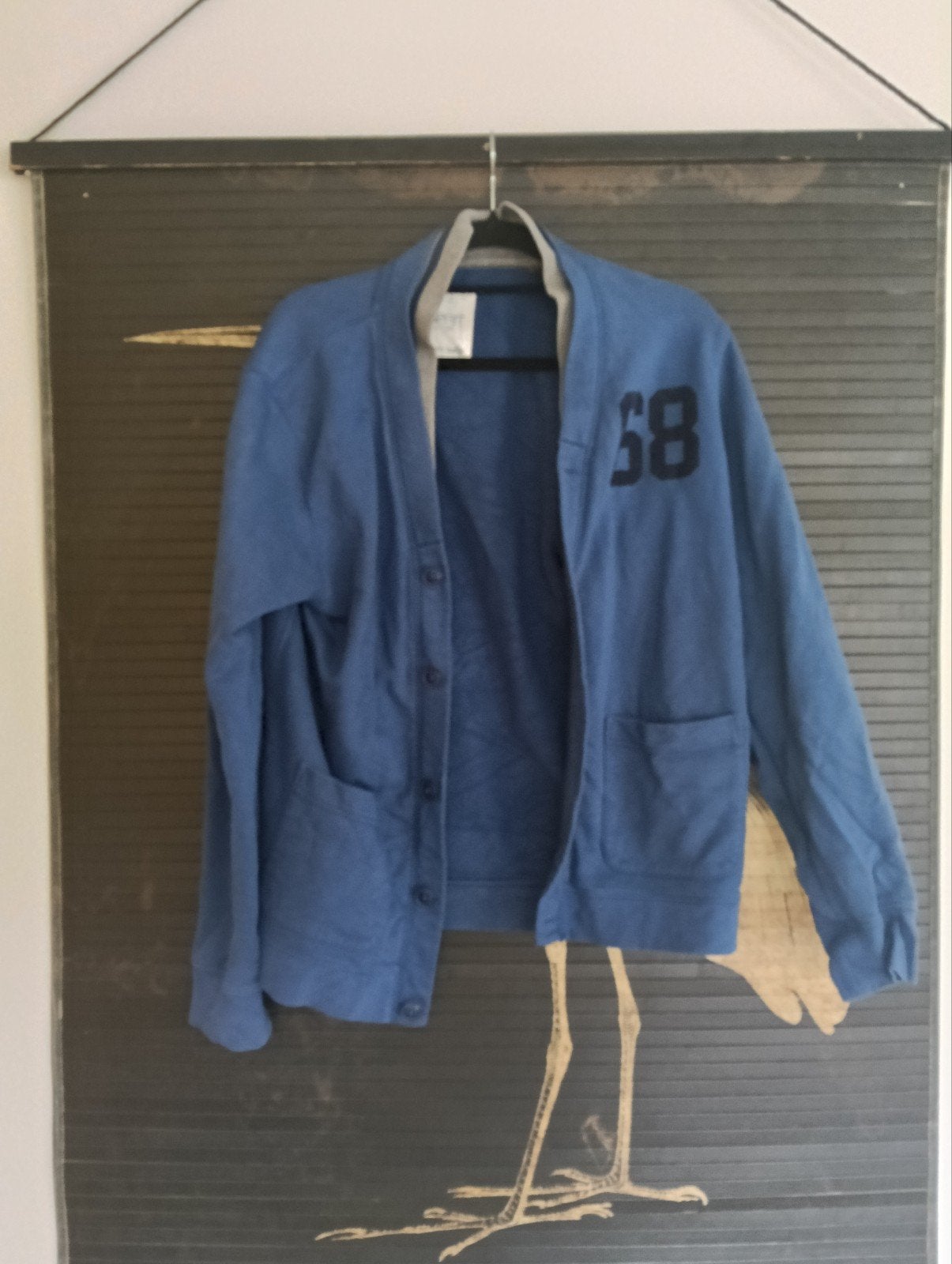 Esprit vest maat L - Blauw met '68' opdruk, Maat 52/54 (L), Blauw, Ophalen of Verzenden, Esprit