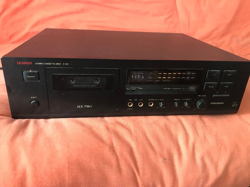 Luxman cassette deck K-321, Audio, Tv en Foto, Ophalen of Verzenden, Enkel, Overige merken, Auto-reverse