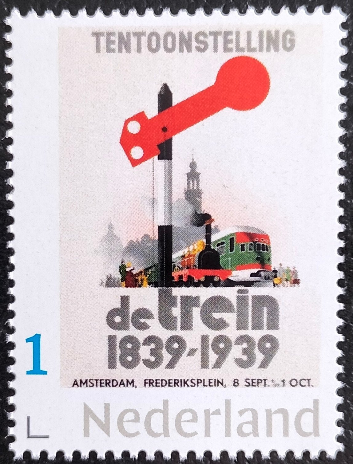 Persoonlijke Postzegels NS Tentoonstelling de Trein Postfris, Verzenden, Postfris