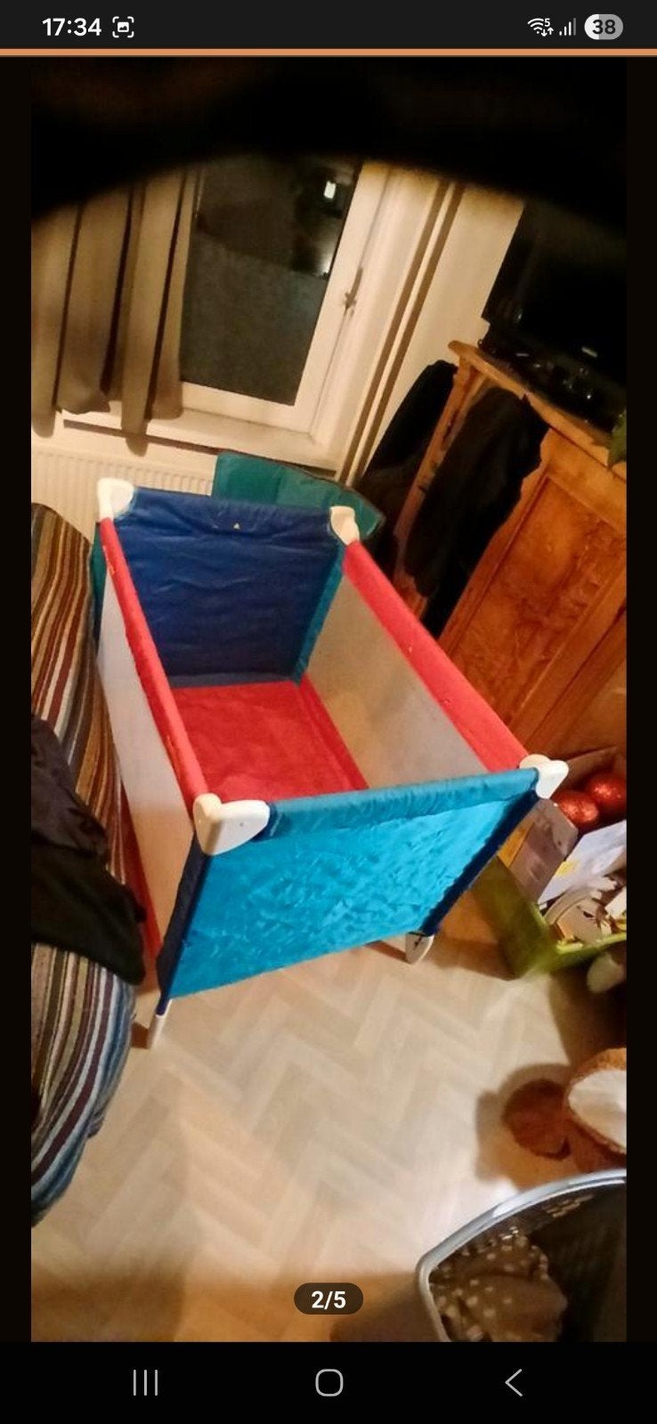 Compact en opvouwbaar baby bedje - Ideaal voor reizen, Ophalen, Gebruikt, Rechthoekig