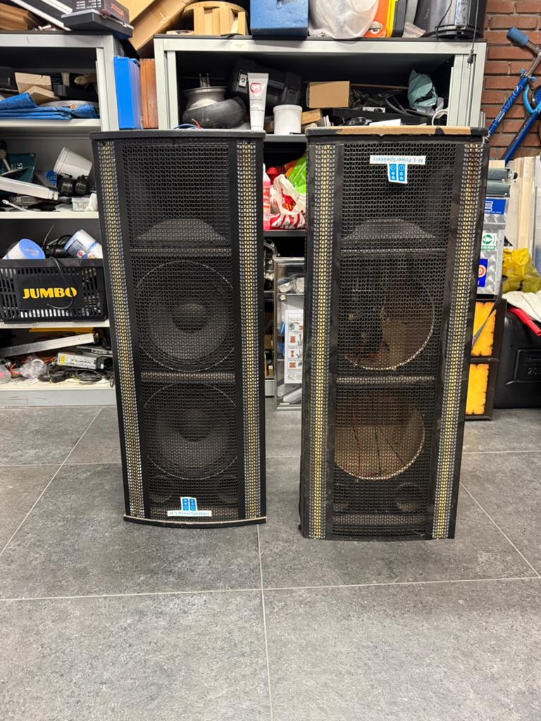 Zelfbouw speakers, Audio, Tv en Foto, Luidsprekers, Gebruikt, 60 tot 120 watt, Front, Rear of Stereo speakers, Ophalen