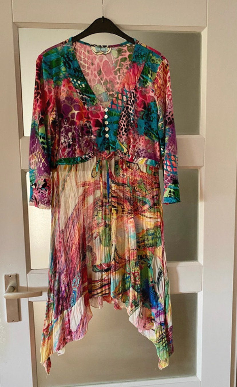 BOHO DREAM DRESS | SÃO PAULO - Maat 40, Maat 38/40 (M), Meerkleurig, Ophalen of Verzenden, Zo goed als nieuw