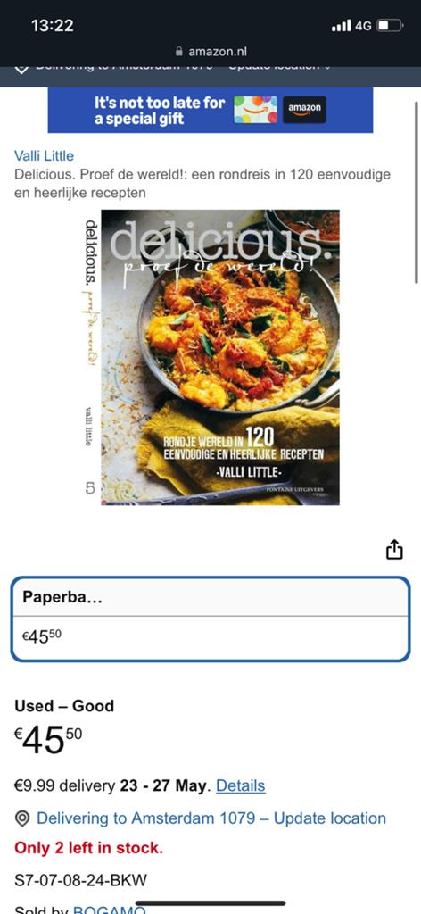 Valli Little - Delicious. Proef de wereld! Kookboek, Ophalen of Verzenden, Zo goed als nieuw, Valli Little