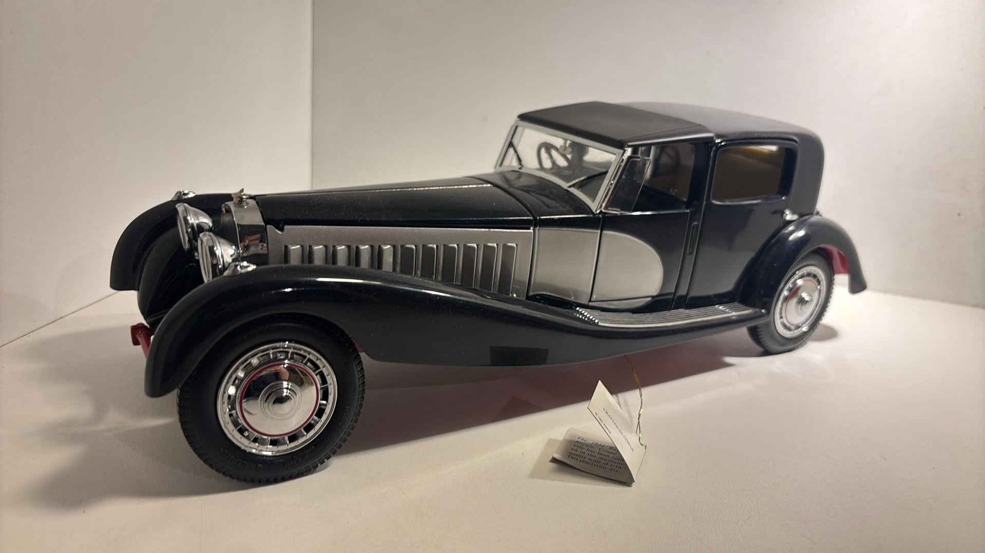 Bugatti royale coupe de vile franklin mint 1.16, Ophalen of Verzenden, A, A, A