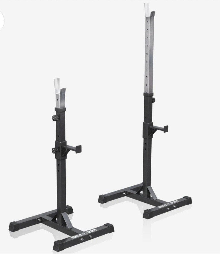 Verstelbare Squat Racks - Gorilla Sports, Ophalen, Armen, Krachtstation, Zo goed als nieuw