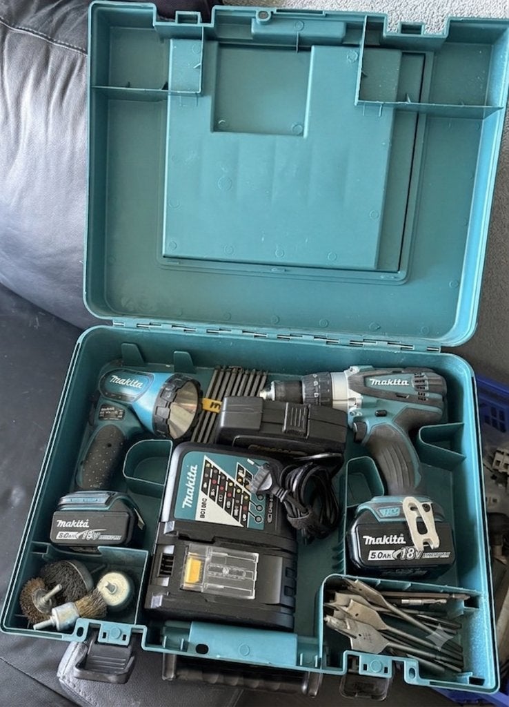 Originele Makita Combiset Koffer 824870-1 (2 Machines), Ophalen of Verzenden, Gevuld, Zo goed als nieuw