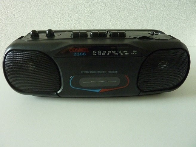 radio COSMEL 2388 radio AM/FM Sterio casette recorder retro, Ophalen, Gebruikt, Radio