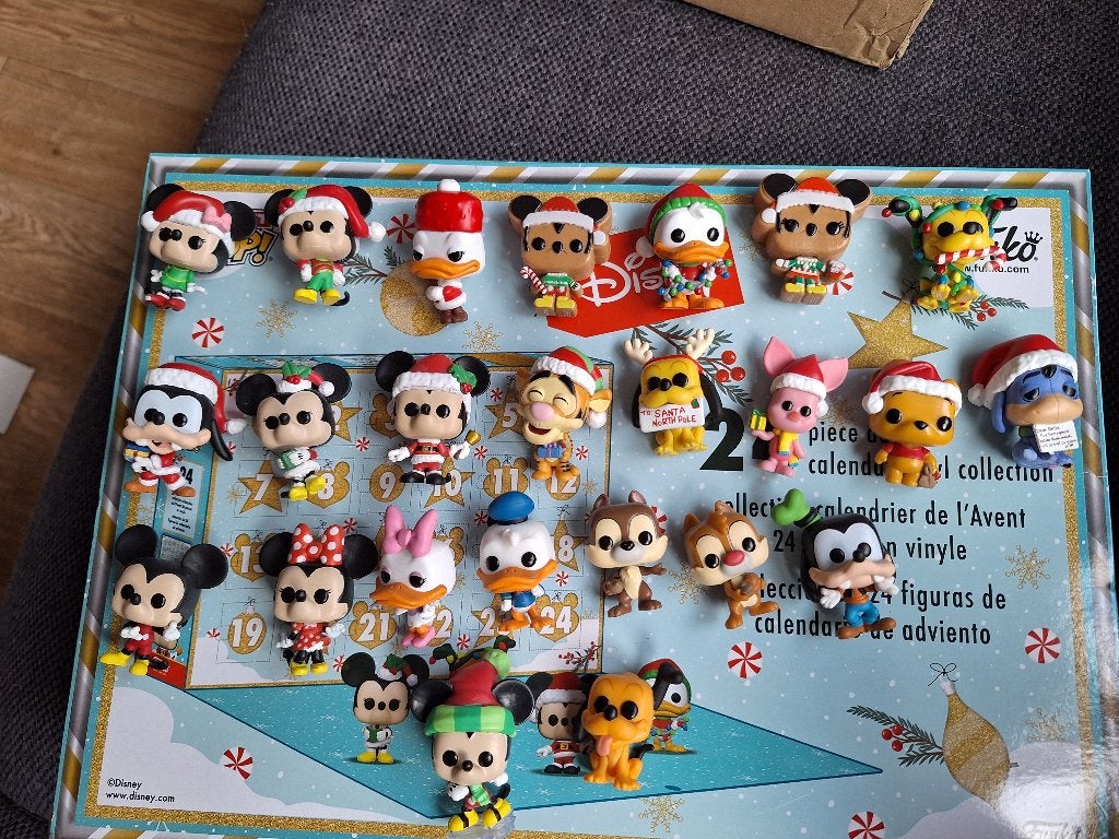 Funkopop Disney Adventkalender, Verzamelen, Poppetjes en Figuurtjes, Verzenden, Zo goed als nieuw