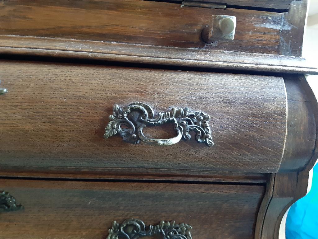 Secretaire - Eikenhout, Huis en Inrichting, Kasten | Secretaires, Ophalen, Gebruikt