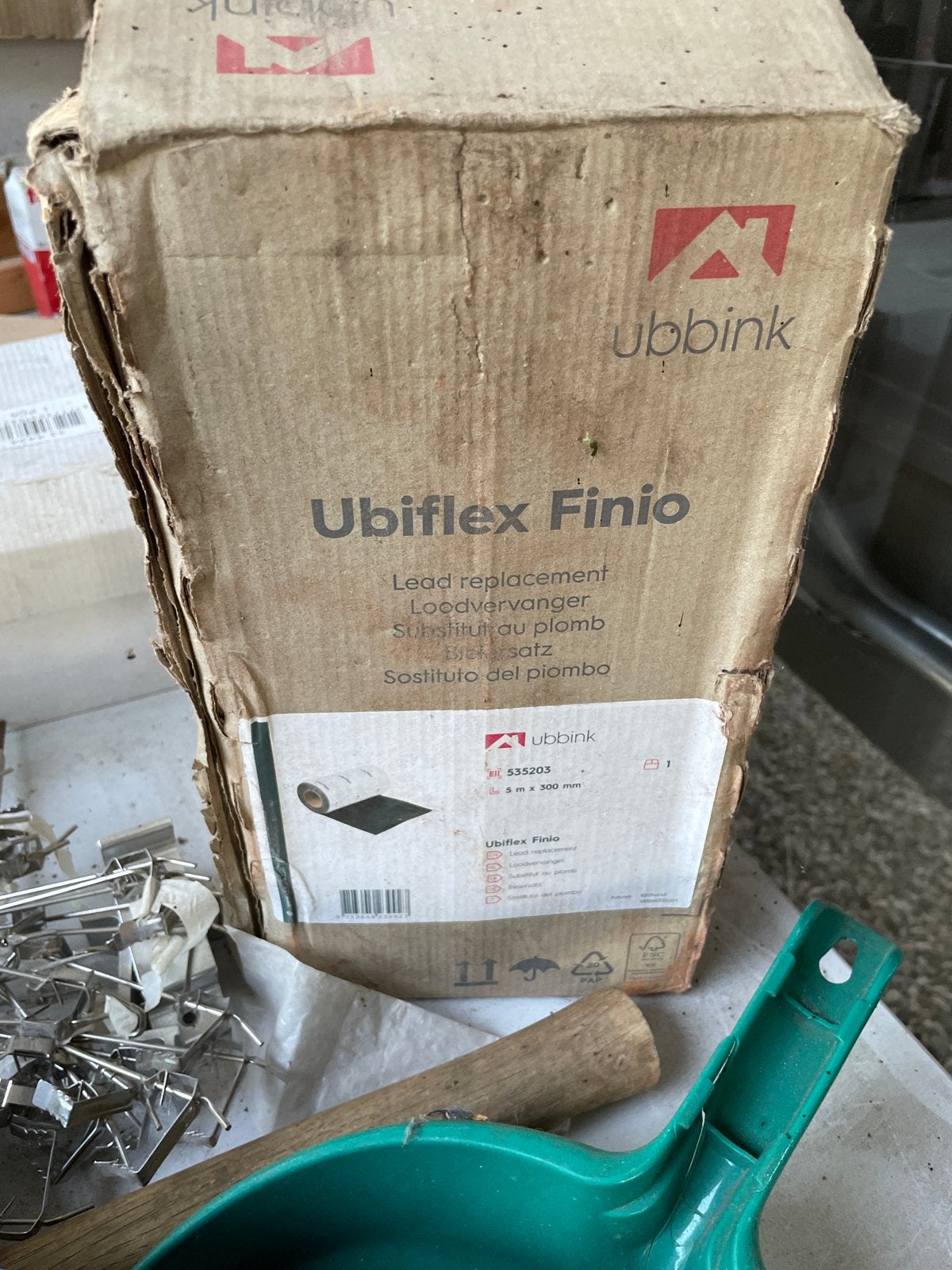 Ubiflex Finio Loodvervanger - Nieuw in doos voor 95E, Doe-het-zelf en Verbouw, Ophalen, Kunststof, Zwart, Overige typen