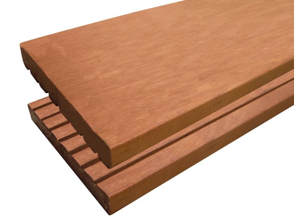 Hardhouten vlonderplanken Bankirai Yellow Balau 28x145mm, Planken, Nieuw, Ophalen of Verzenden, Hardhout