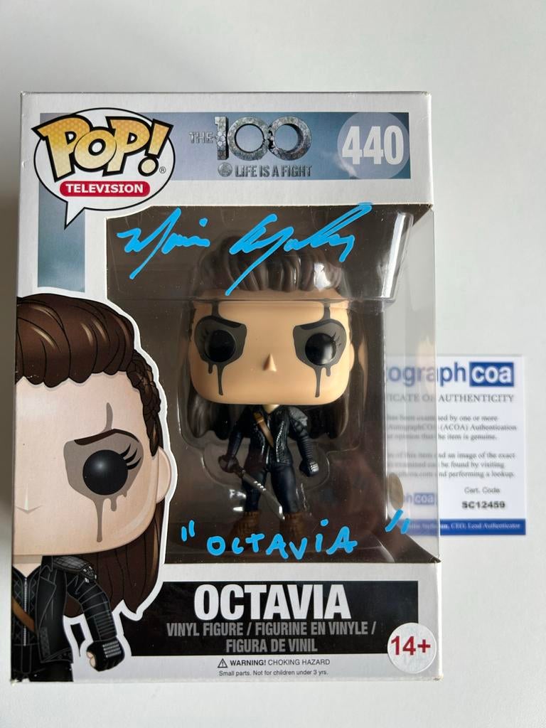 Funko Pop! The 100 Octavia 440 gesigneerd met COA, Ophalen of Verzenden, Zo goed als nieuw