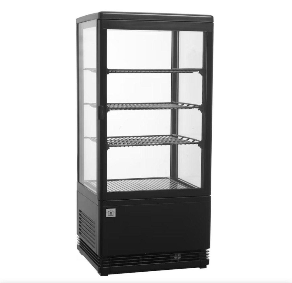 METRO professionele gekoelde display koelkast – 78L – zwart, Ophalen, Gebruikt, Koelen en Vriezen