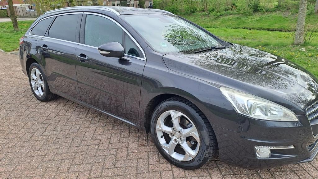 Peugeot 508 1.6 THP SW 2012 Grijs, Auto's, Voorwielaandrijving, 745 kg, Stof, Origineel Nederlands