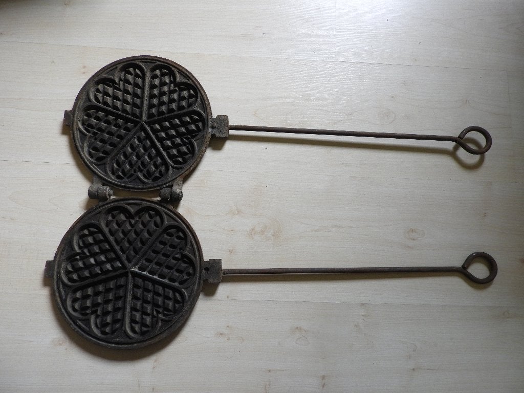 wafelijzer, Ophalen of Verzenden, Gebruikt