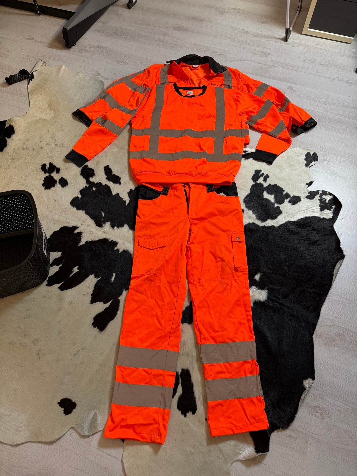 Oranje High-Visibility Werkkleding Set - Maat XL/54, Ophalen of Verzenden, Gebruikt