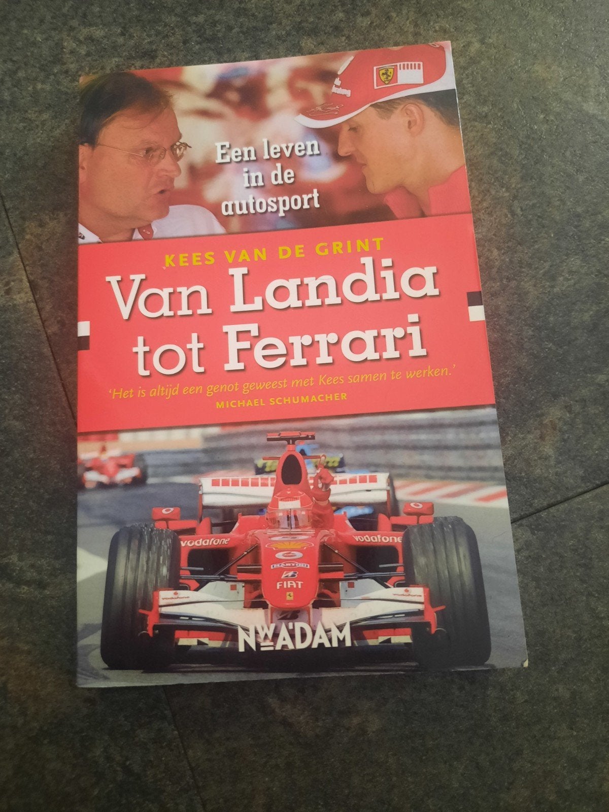 van Landia tot Ferrari boek, Boeken, Ophalen, Zo goed als nieuw