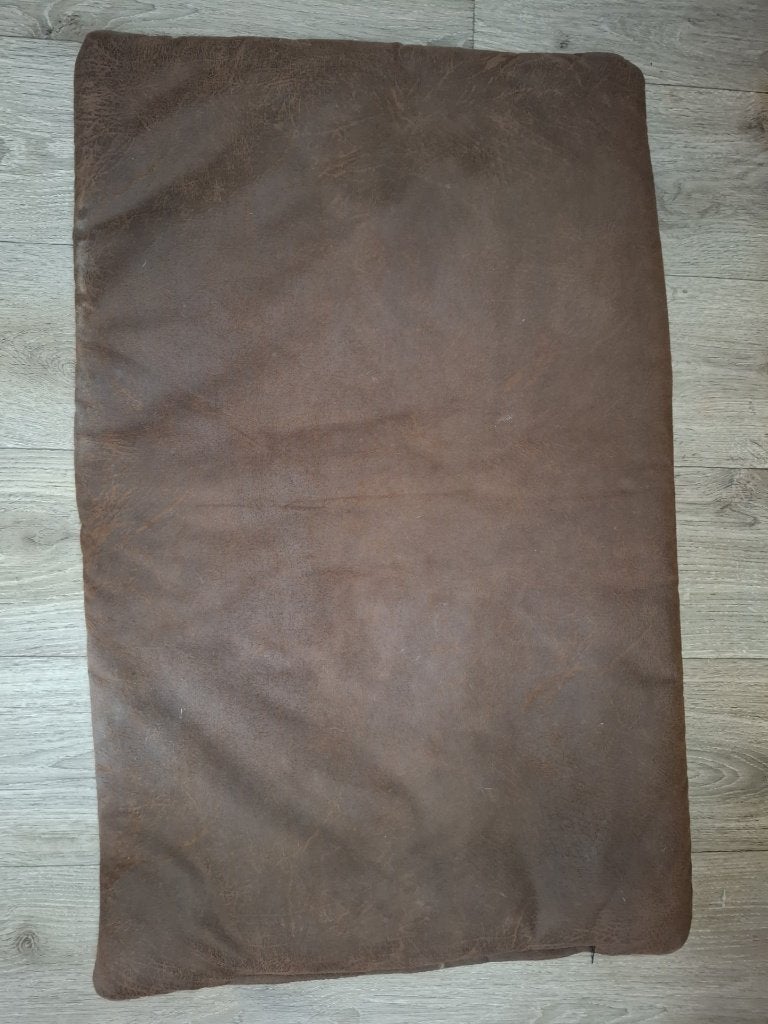 bruin hondenkussen lederlook, Ophalen of Verzenden, Zo goed als nieuw, Overige