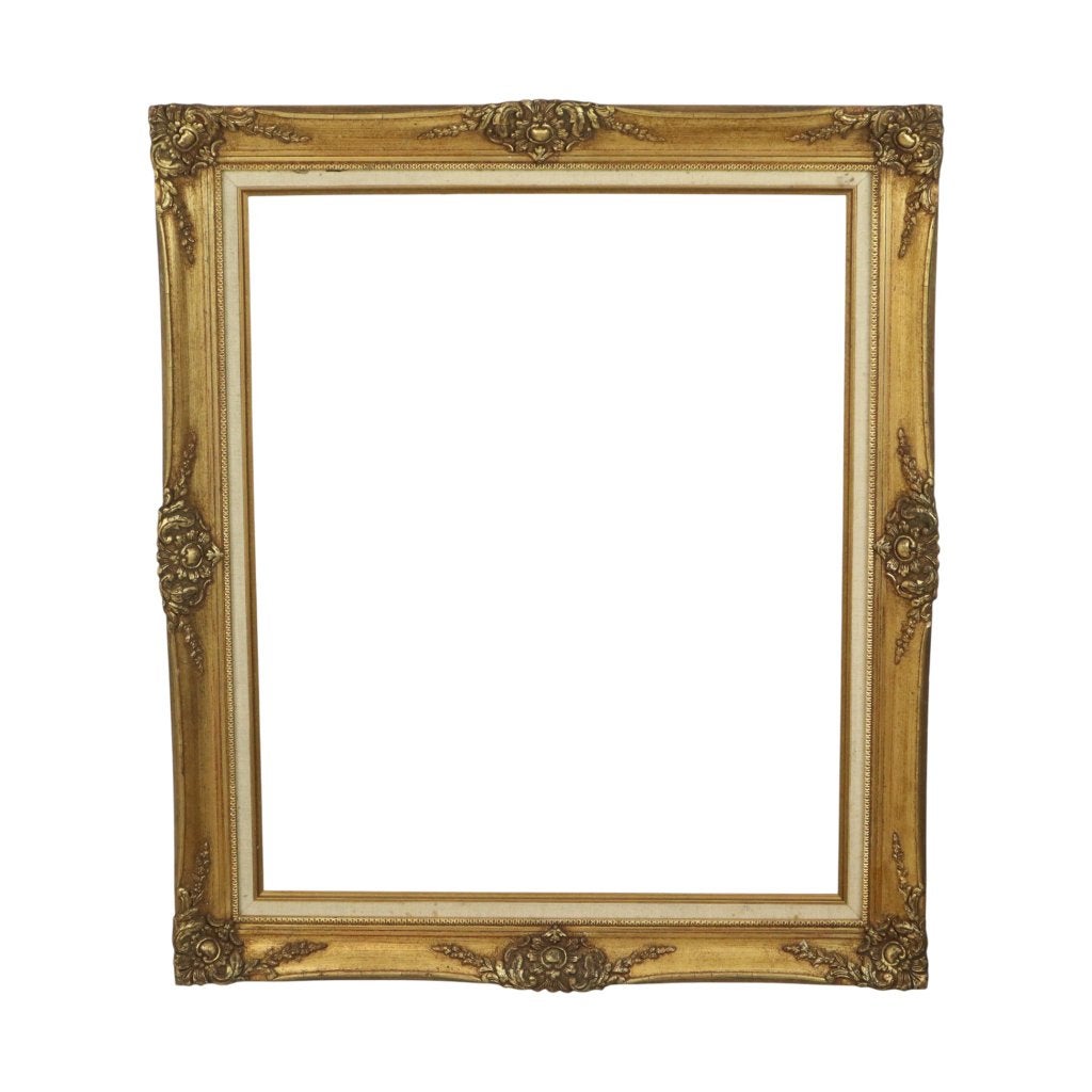 Grote Klassieke Gouden Lijst Barok Stijl Kader 73x63cm, Ophalen of Verzenden, Gebruikt, Hout