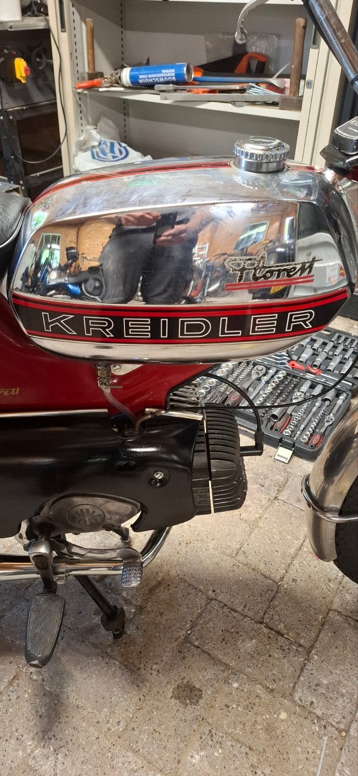 Kreidler bloktank, Fietsen en Brommers, Ophalen, Gebruikt, Tank