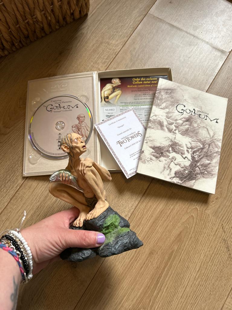 Lord of the Rings Gollum DVD Boxset met beeldje, Ophalen of Verzenden, Zo goed als nieuw