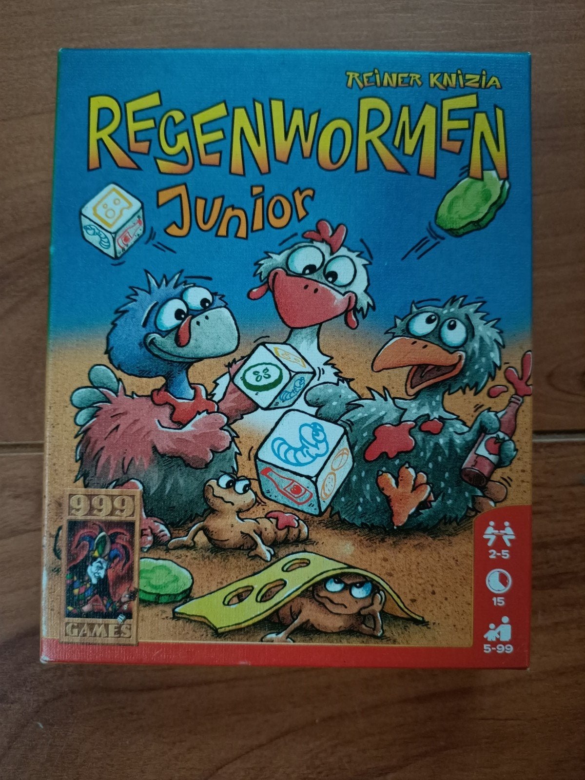 nieuw Regenwormen Junior Leuk dobbelspel voor kinderen, Vijf spelers of meer, Ophalen of Verzenden, Nieuw, 999 Games