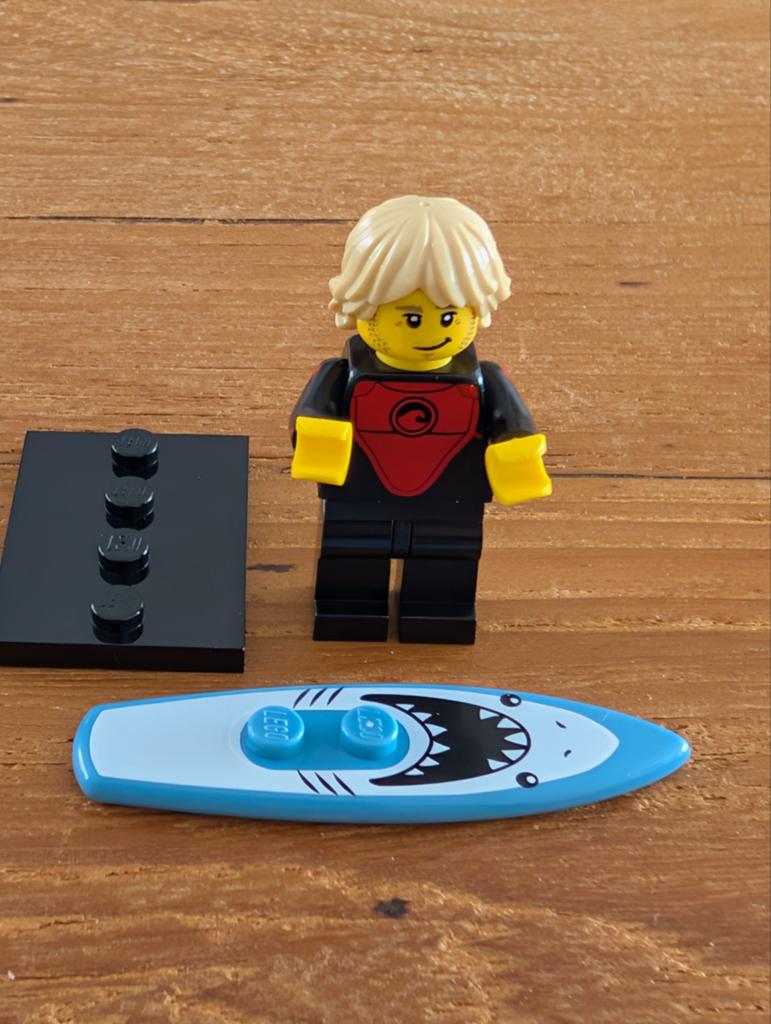 Lego Minifigures serie 17/  Professional Surfer, Lego, Ophalen of Verzenden, Zo goed als nieuw, Minifiguren serie