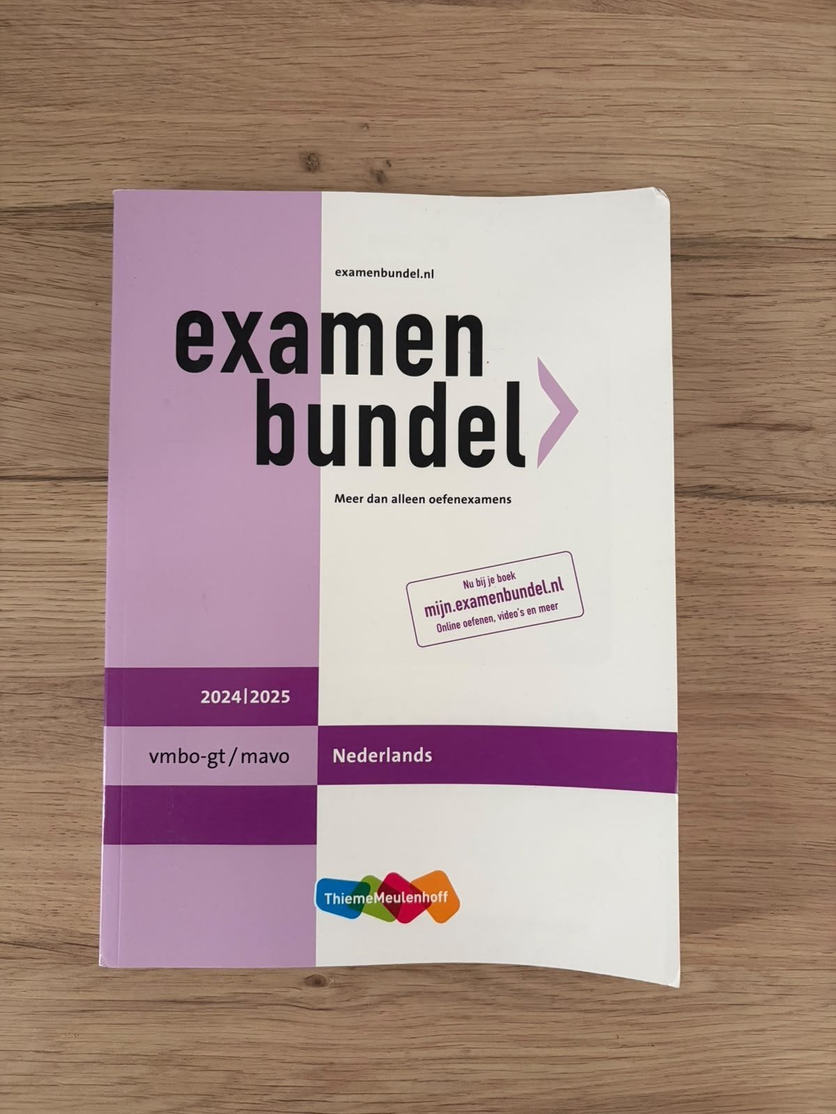 Examenbundel Nederlands vmbo-gt/mavo 2024/2025, Boeken, Ophalen of Verzenden, Zo goed als nieuw, VMBO, Nederlands