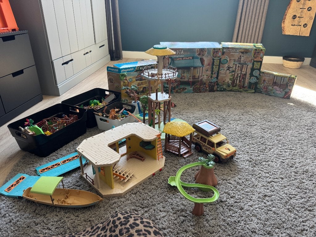 wiltopia 6 sets en losse  dieren, Kinderen en Baby's, Ophalen of Verzenden, Zo goed als nieuw, Complete set, Overige typen