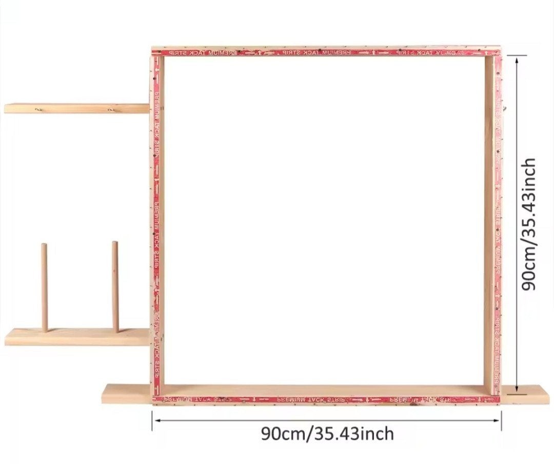 Tufting lijst 90x90 cm - Nieuw in verpakking, Ophalen of Verzenden, Nieuw, Gereedschap of Toebehoren, Overige merken