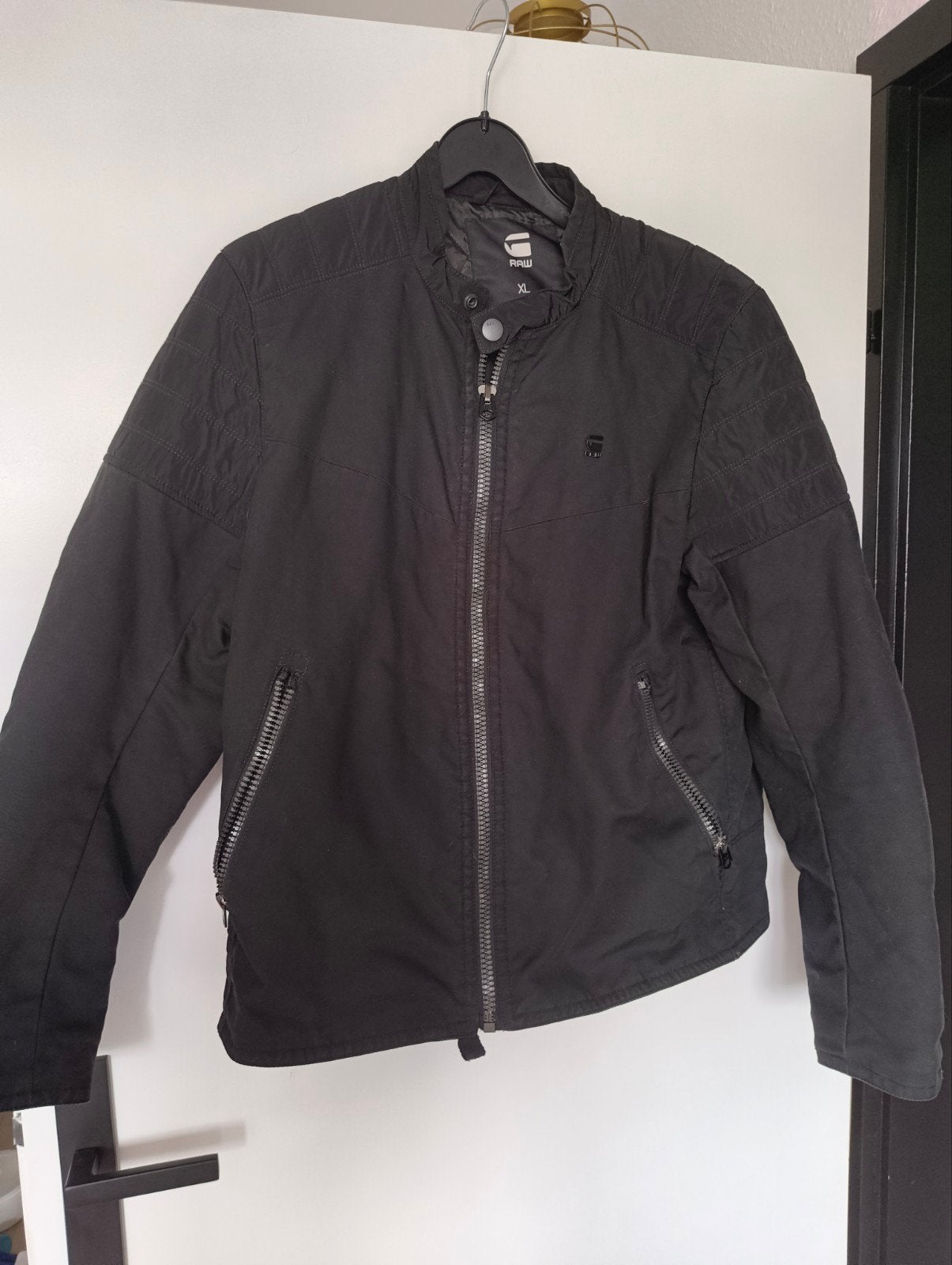 G-Star RAW herenjas - Zwart - Maat XL, Zwart, Maat 56/58 (XL), Ophalen of Verzenden, Zo goed als nieuw