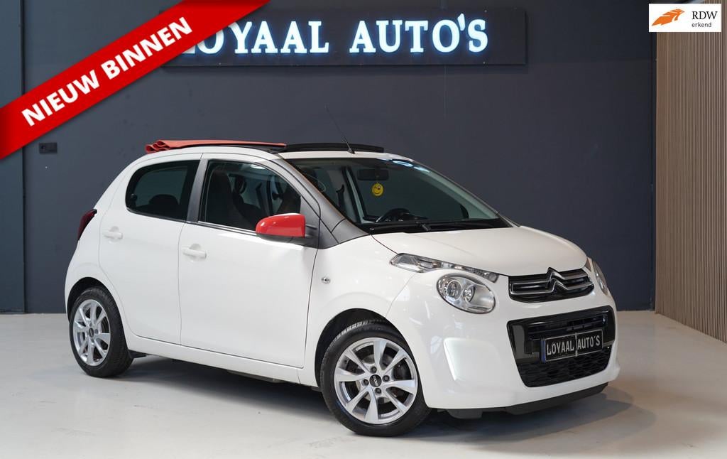 Citroen C1 1.0 e-VTi Airscape Shine | CABRIO | AIRCO | CRUIS, Auto's, Voorwielaandrijving, Gebruikt, Euro 6, 4 stoelen