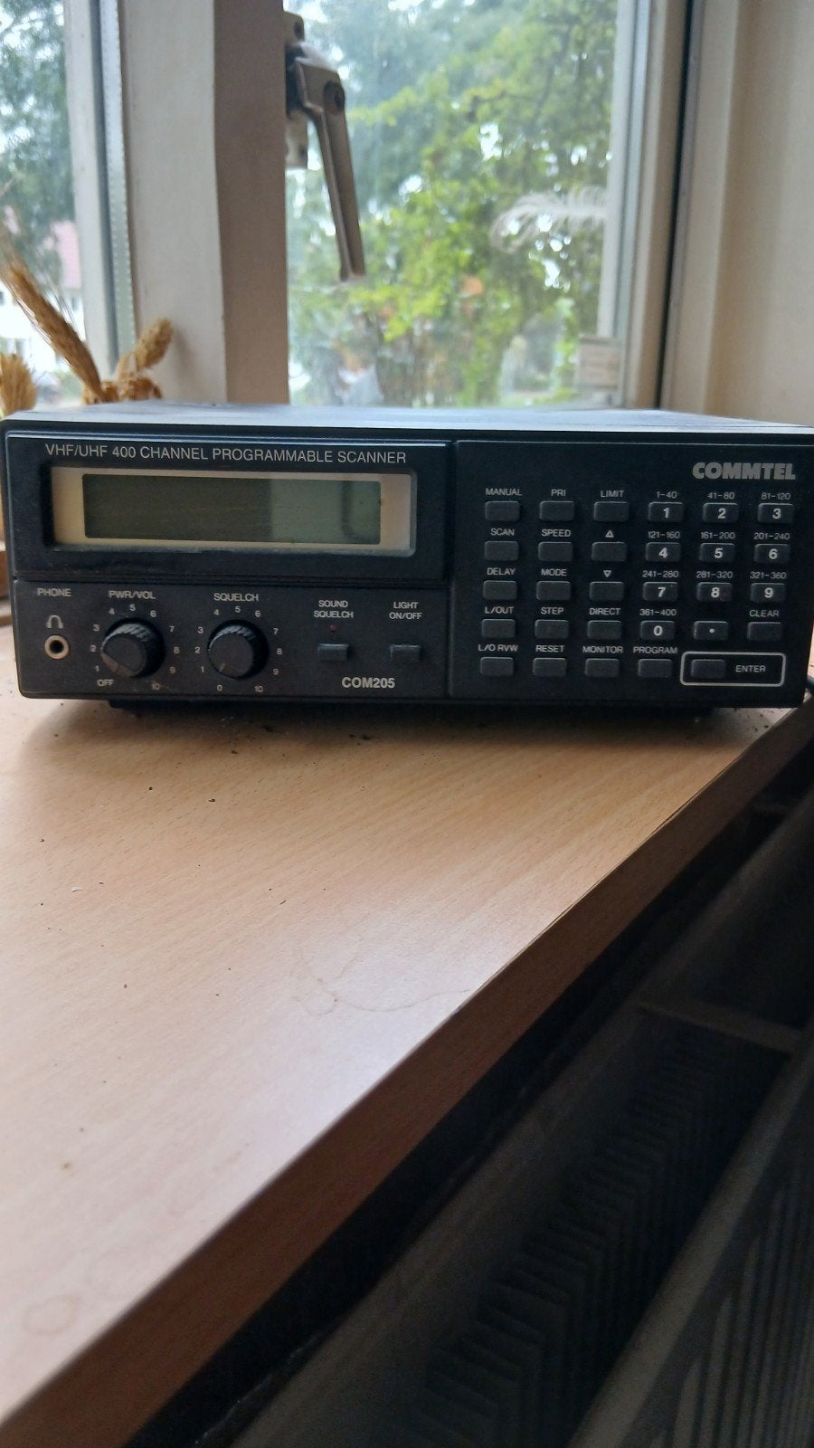CommTel COM205 VHF/UHF 400 Kanaals Programmeerbare Scanner, Ophalen of Verzenden, Gebruikt, Ontvanger