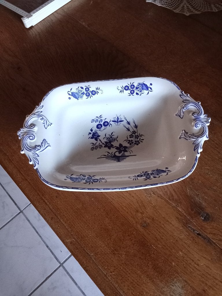 uiterst zeldzame gave broodschaal Grand Bouquet Boch, Ophalen of Verzenden