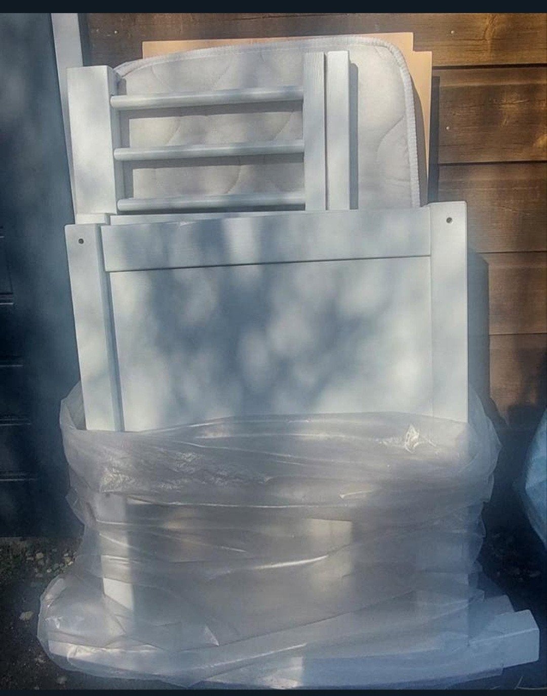 houten babywieg, wit, 40x80 cm (Hoppekids model), Kinderen en Baby's, Ophalen, Gebruikt, Wieg