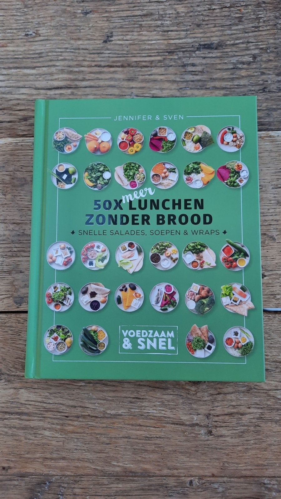 50x meer lunchen zonder brood - Jennifer & Sven, Boeken, Gezond koken, Hoofdgerechten, Ophalen of Verzenden, Zo goed als nieuw